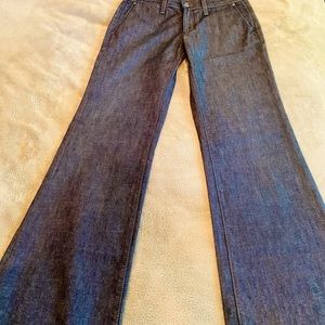 Habitual bell bottom blue jeans